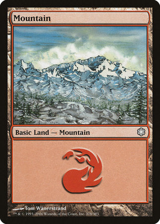 Mountain (378) [Coldsnap Theme Decks] | Dumpster Cat Games