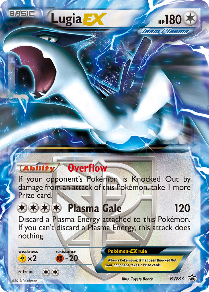 Lugia EX (BW83) [Black & White: Black Star Promos] | Dumpster Cat Games