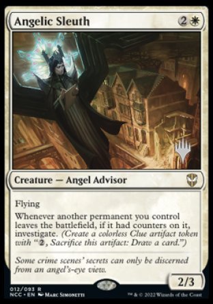 Angelic Sleuth (Promo Pack) [Streets of New Capenna Commander Promos] | Dumpster Cat Games