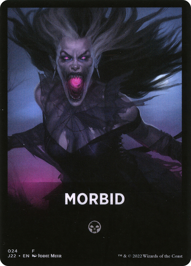 Morbid Theme Card [Jumpstart 2022 Front Cards] | Dumpster Cat Games