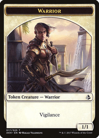 Warrior Token [Amonkhet Tokens] | Dumpster Cat Games