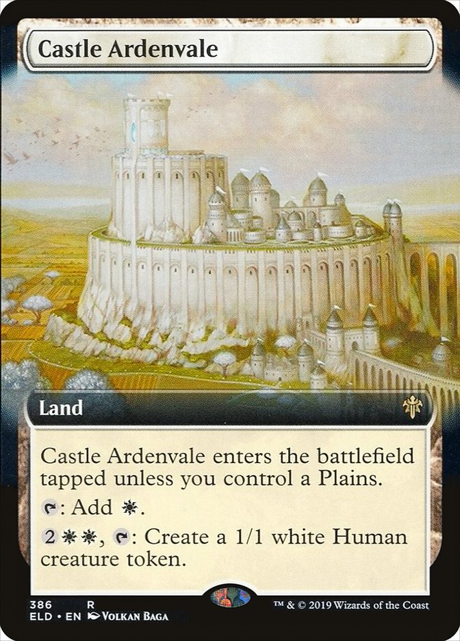 Castle Ardenvale (Extended Art) [Throne of Eldraine] | Dumpster Cat Games