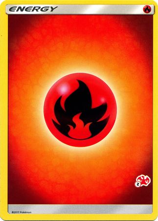 Fire Energy (Charizard Stamp #2) [Battle Academy 2020] | Dumpster Cat Games