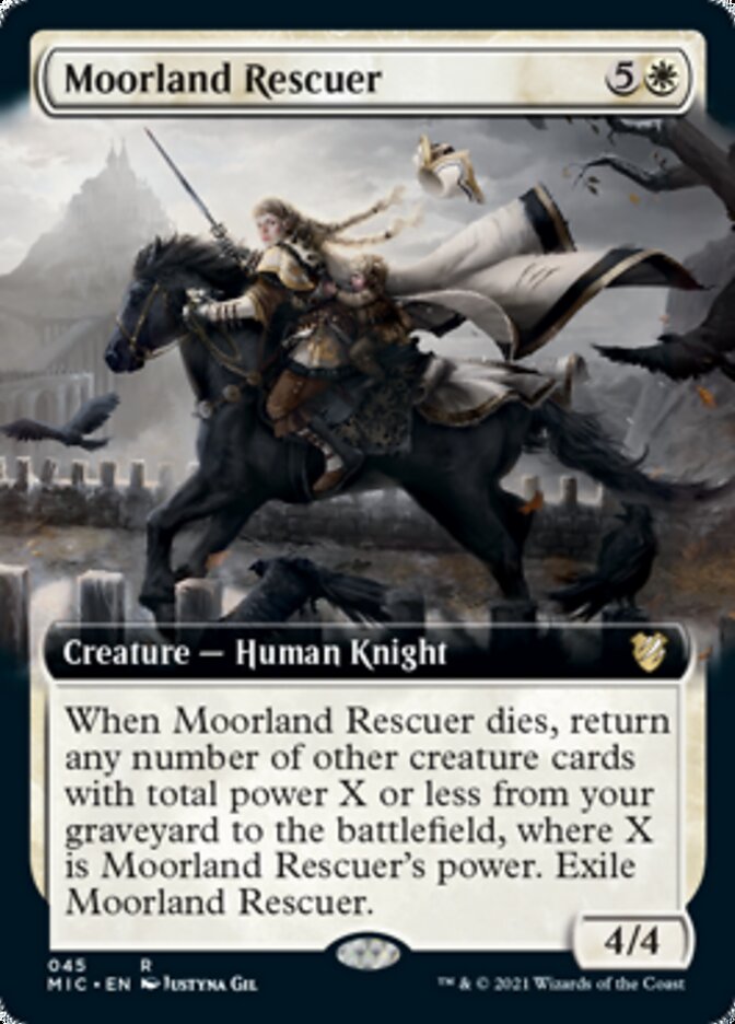 Moorland Rescuer (Extended) [Innistrad: Midnight Hunt Commander] | Dumpster Cat Games