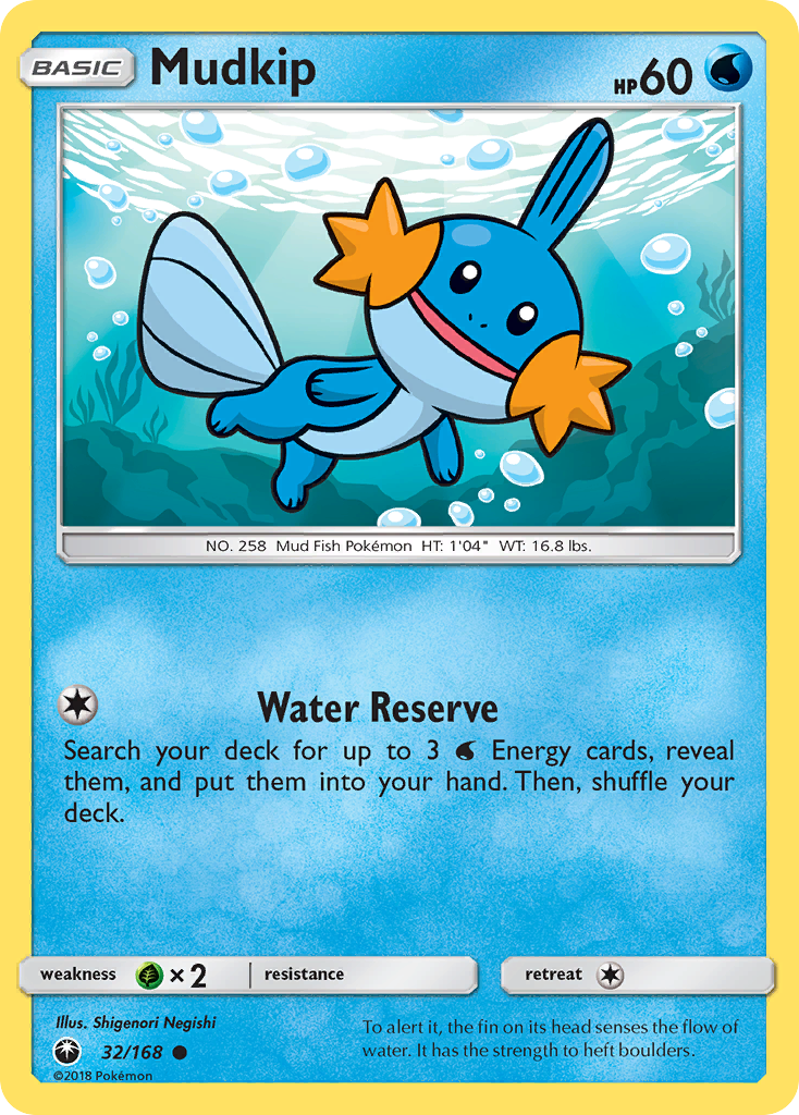 Mudkip (32/168) [Sun & Moon: Celestial Storm] | Dumpster Cat Games