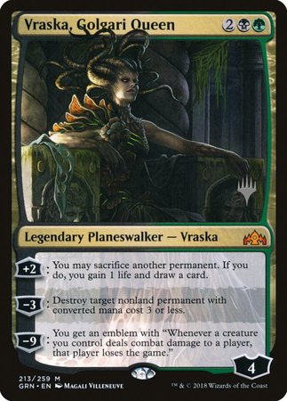 Vraska, Golgari Queen [Guilds of Ravnica Promos] | Dumpster Cat Games