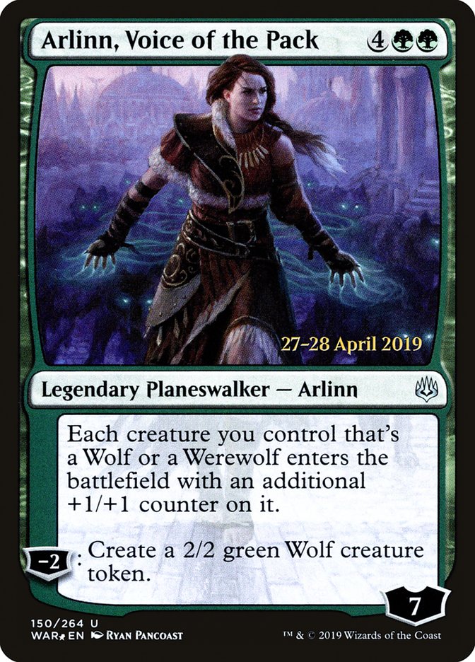 Arlinn, Voice of the Pack  [War of the Spark Prerelease Promos] | Dumpster Cat Games