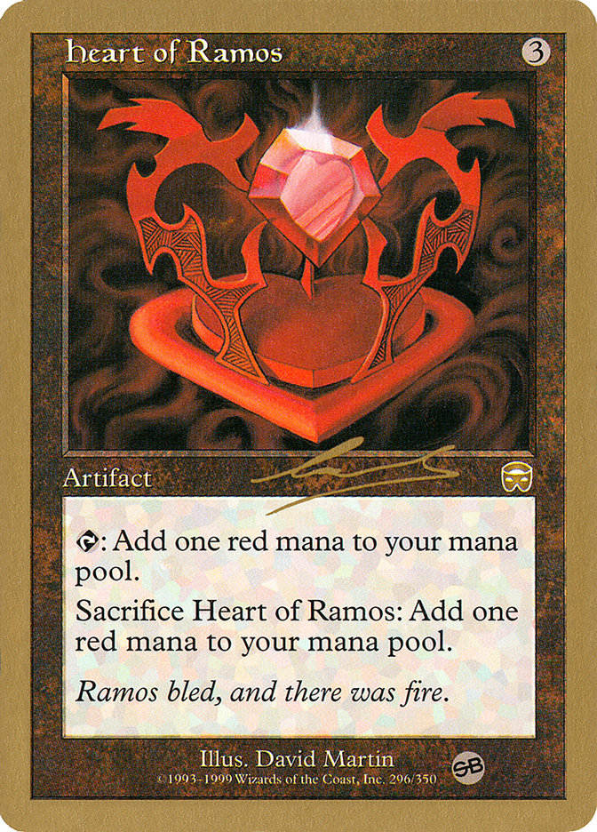 Heart of Ramos (Nicolas Labarre) (SB) [World Championship Decks 2000] | Dumpster Cat Games