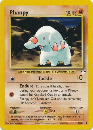 Phanpy (43/111) [Neo Genesis Unlimited] | Dumpster Cat Games