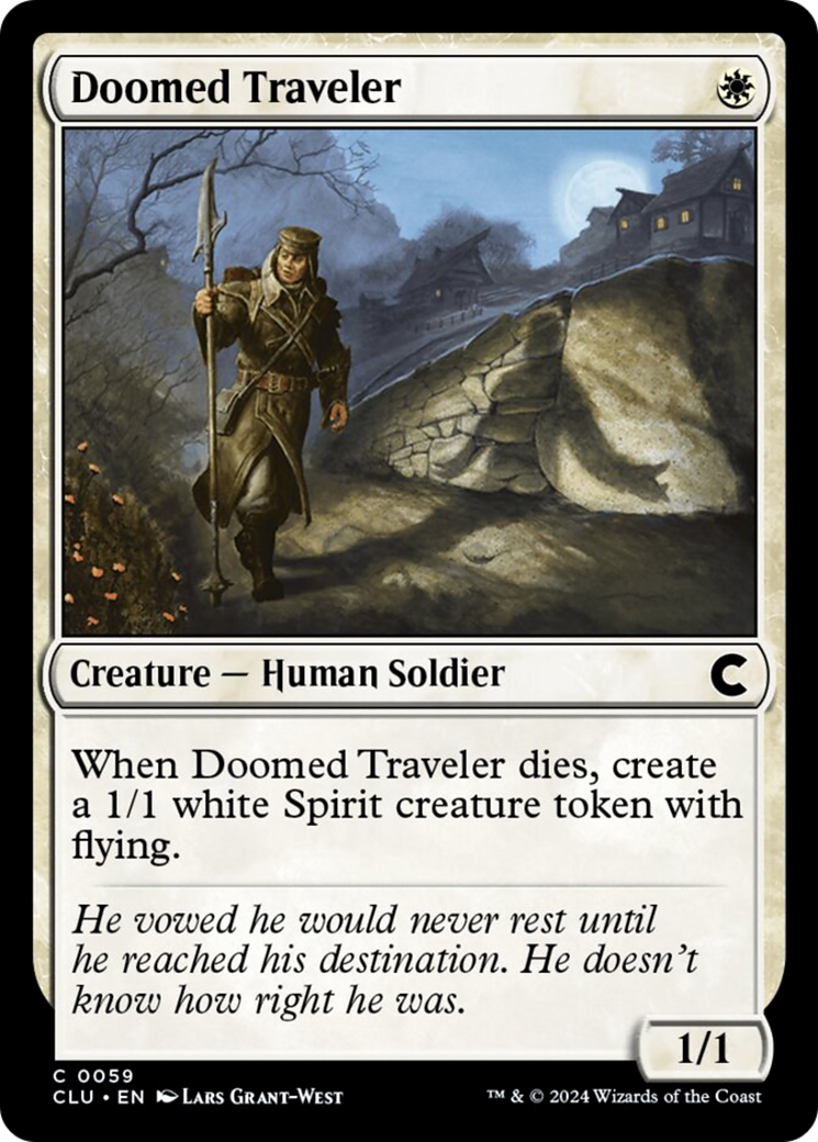 Doomed Traveler [Ravnica: Clue Edition] | Dumpster Cat Games