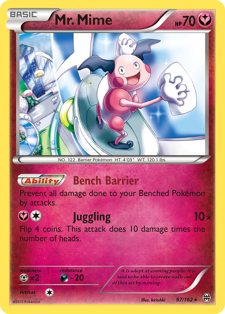 Mr. Mime (97/162) [XY: BREAKthrough] | Dumpster Cat Games