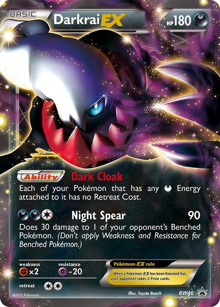 Darkrai EX (BW46) [Black & White: Black Star Promos] | Dumpster Cat Games