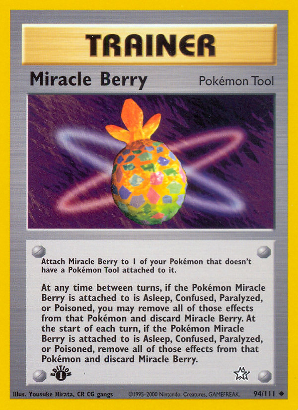 Miracle Berry (94/111) [Neo Genesis 1st Edition] | Dumpster Cat Games