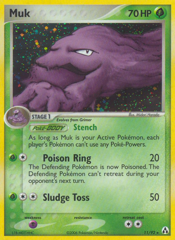 Muk (11/92) [EX: Legend Maker] | Dumpster Cat Games