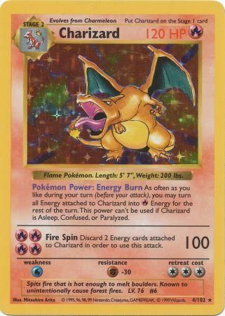 Charizard (4/102) [Base Set Shadowless Unlimited] | Dumpster Cat Games