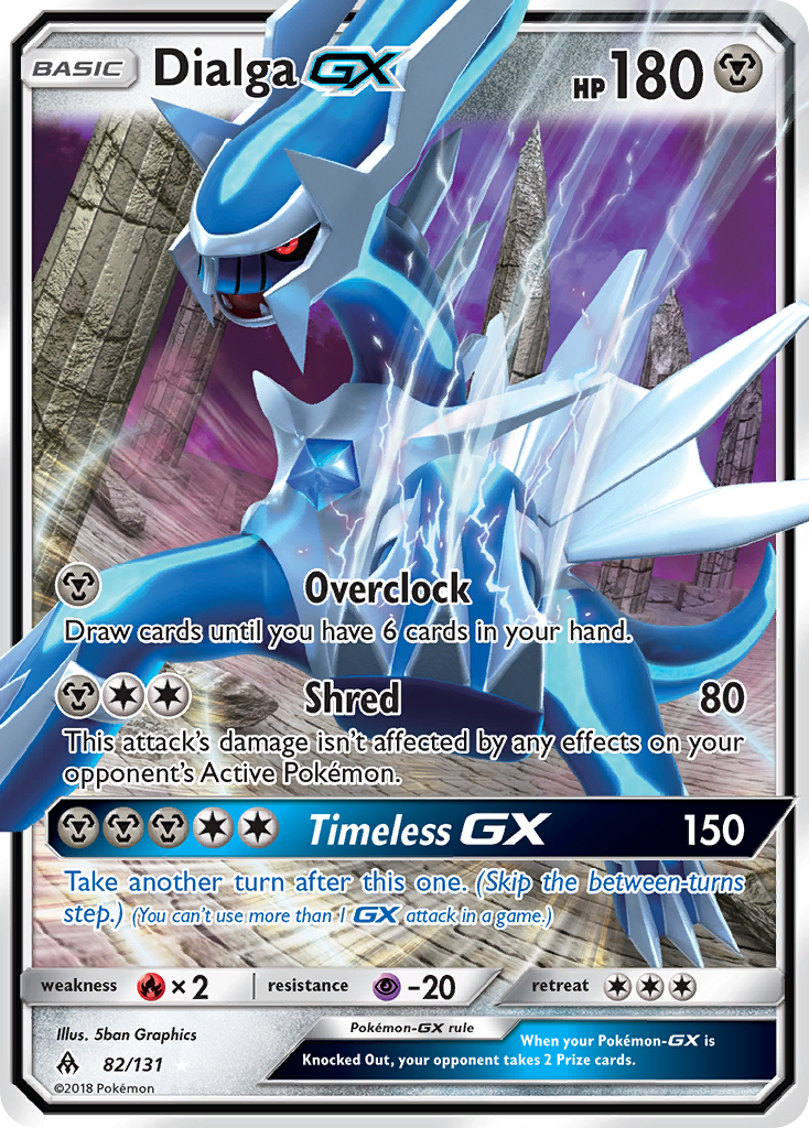 Dialga GX (82/131) [Sun & Moon: Forbidden Light] | Dumpster Cat Games