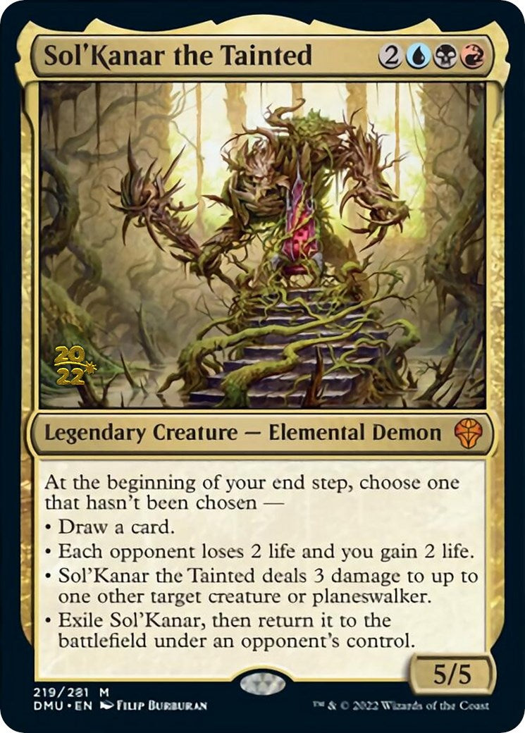 Sol'Kanar the Tainted [Dominaria United Prerelease Promos] | Dumpster Cat Games