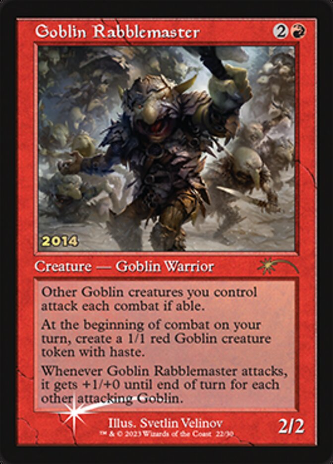 Goblin Rabblemaster [30th Anniversary Promos] | Dumpster Cat Games