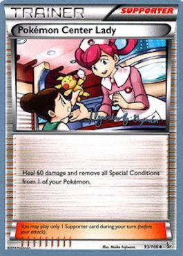 Pokemon Center Lady (93/106) (Primal Groudon - Alejandro Ng-Guzman) [World Championships 2015] | Dumpster Cat Games