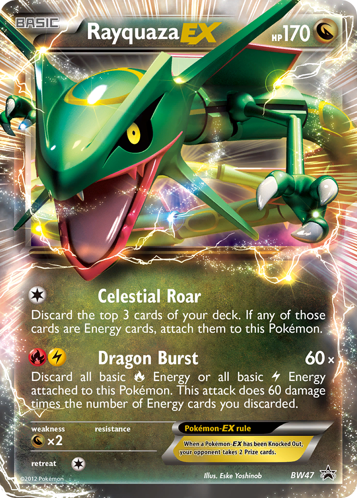 Rayquaza EX (BW47) [Black & White: Black Star Promos] | Dumpster Cat Games