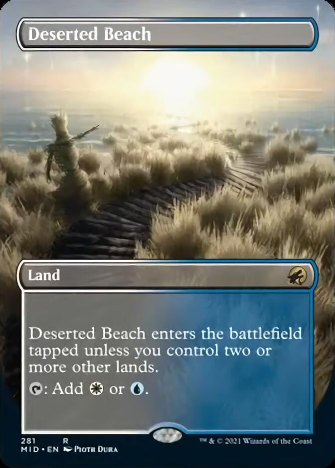 Deserted Beach (Borderless) [Innistrad: Midnight Hunt] | Dumpster Cat Games