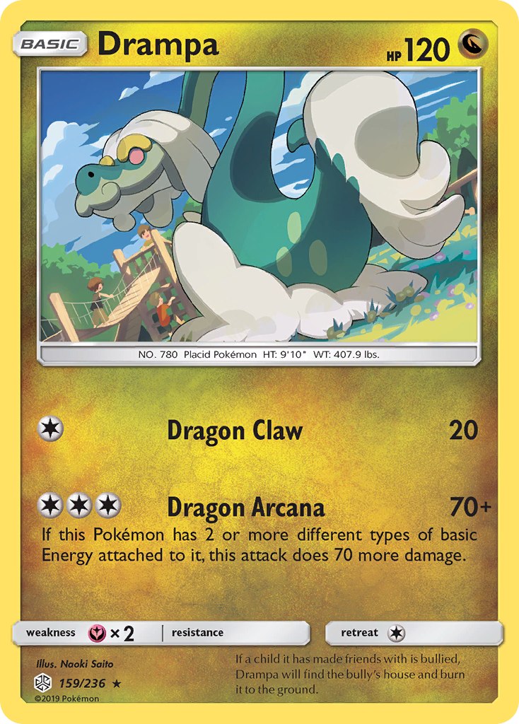 Drampa (159/236) [Sun & Moon: Cosmic Eclipse] | Dumpster Cat Games