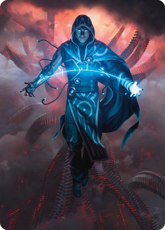 Jace, the Perfected Mind Art Card [Phyrexia: All Will Be One Art Series] | Dumpster Cat Games