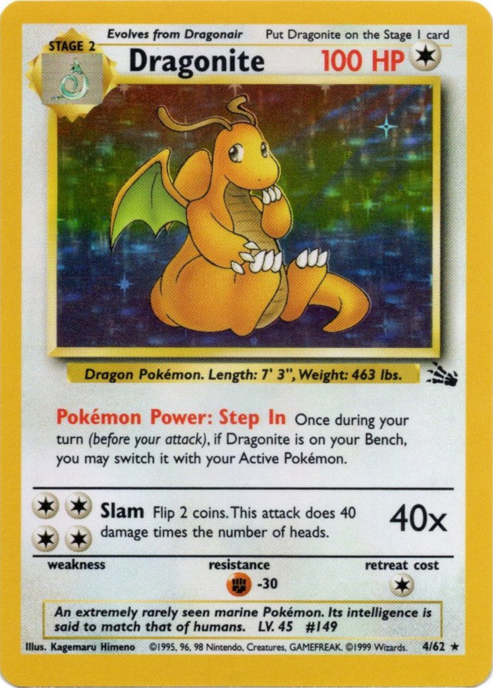 Dragonite (4/62) [Fossil Unlimited] | Dumpster Cat Games