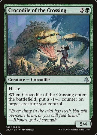 Crocodile of the Crossing [Amonkhet] | Dumpster Cat Games