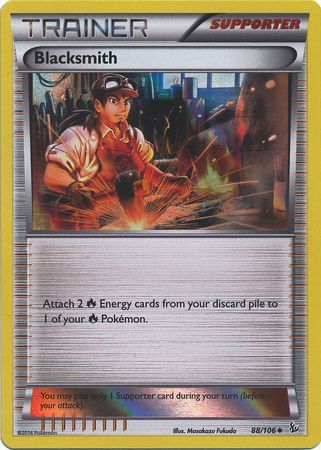 Blacksmith (88/106) (Sheen Holo Pyroar Collection Exclusive) [XY: Flashfire] | Dumpster Cat Games