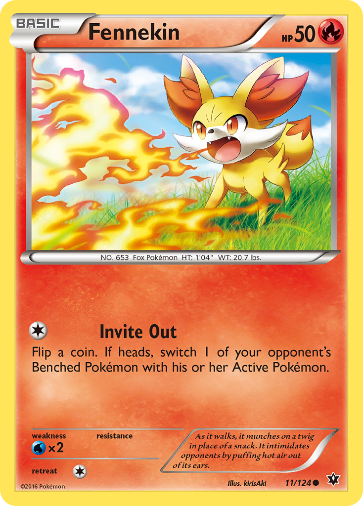 Fennekin (11/124) [XY: Fates Collide] | Dumpster Cat Games