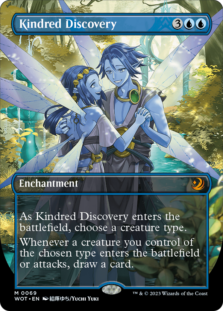 Kindred Discovery (Anime Borderless) [Wilds of Eldraine: Enchanting Tales] | Dumpster Cat Games