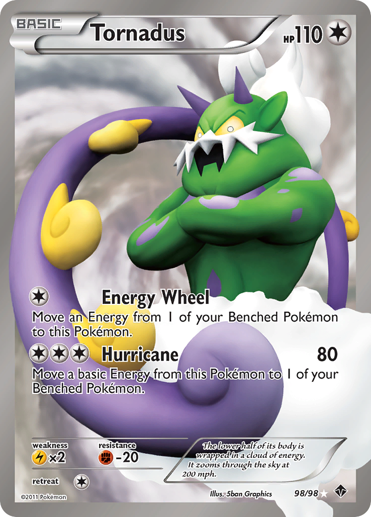 Tornadus (98/98) [Black & White: Emerging Powers] | Dumpster Cat Games