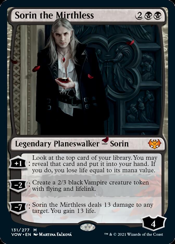 Sorin the Mirthless [Innistrad: Crimson Vow] | Dumpster Cat Games