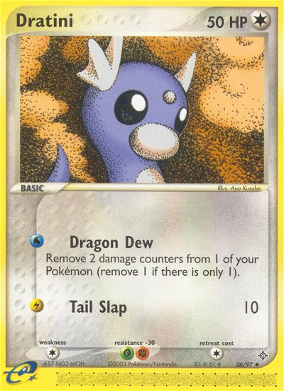 Dratini (26/97) [EX: Dragon] | Dumpster Cat Games