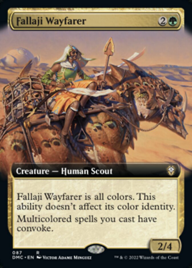 Fallaji Wayfarer (Extended Art) [Dominaria United Commander] | Dumpster Cat Games