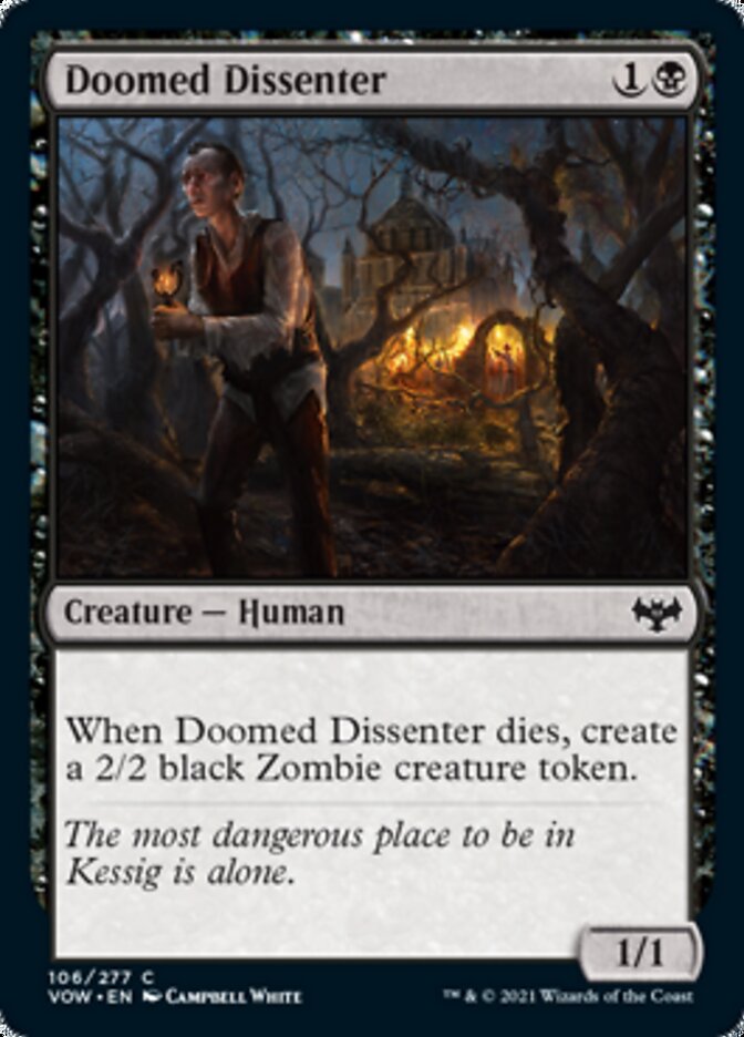 Doomed Dissenter [Innistrad: Crimson Vow] | Dumpster Cat Games