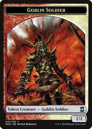 Goblin Soldier Token [Eternal Masters Tokens] | Dumpster Cat Games