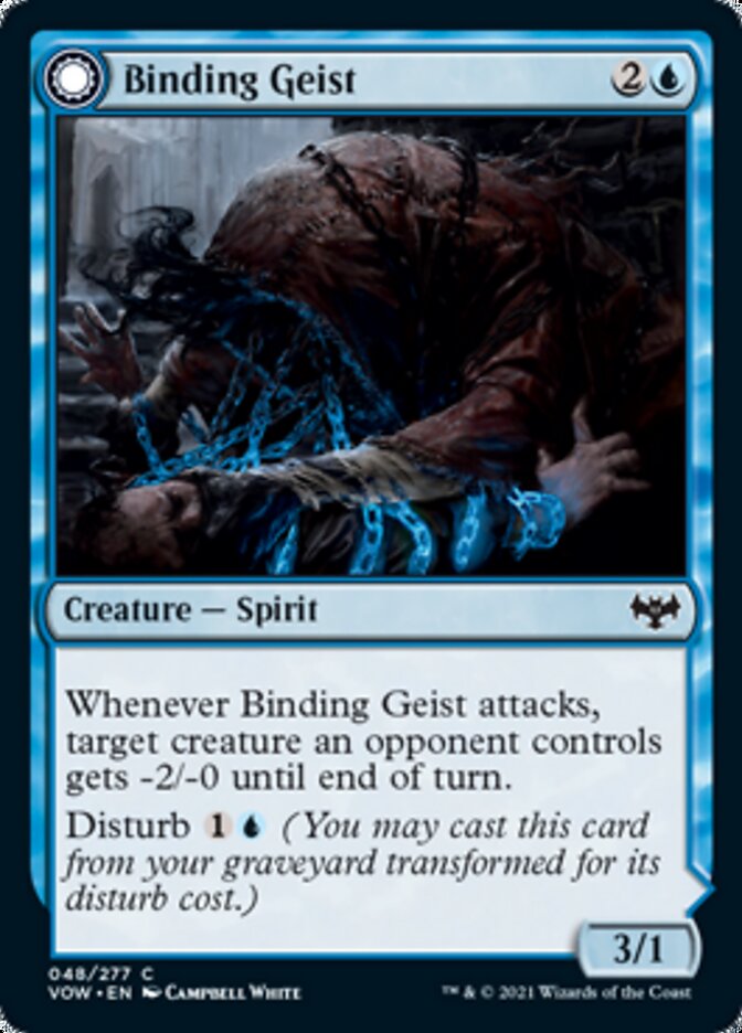 Binding Geist // Spectral Binding [Innistrad: Crimson Vow] | Dumpster Cat Games