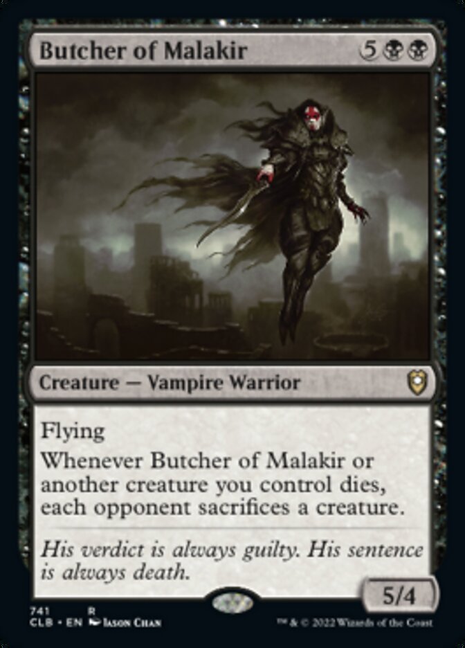 Butcher of Malakir [Commander Legends: Battle for Baldur's Gate] | Dumpster Cat Games