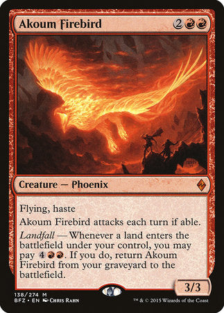 Akoum Firebird [Battle for Zendikar] | Dumpster Cat Games