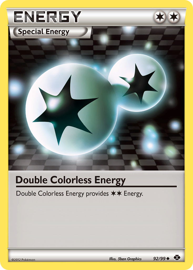 Double Colorless Energy (92/99) [Black & White: Next Destinies] | Dumpster Cat Games