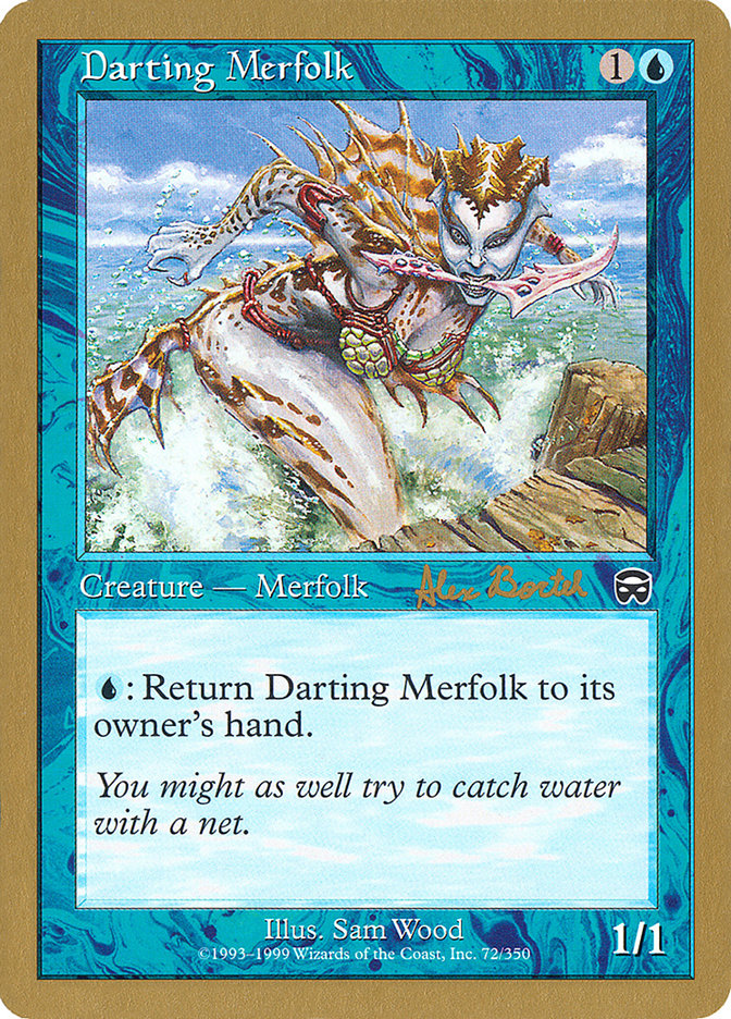 Darting Merfolk (Alex Borteh) [World Championship Decks 2001] | Dumpster Cat Games