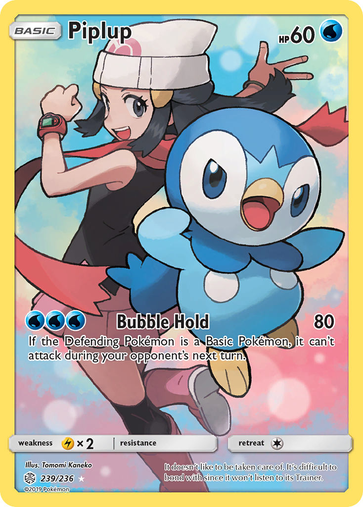 Piplup (239/236) [Sun & Moon: Cosmic Eclipse] | Dumpster Cat Games