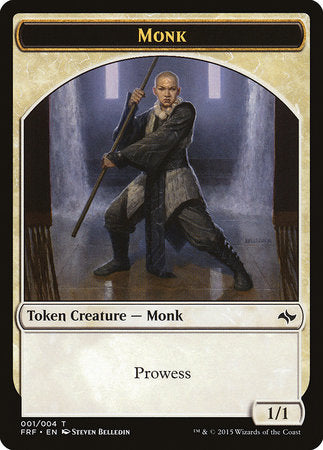 Monk Token [Fate Reforged Tokens] | Dumpster Cat Games