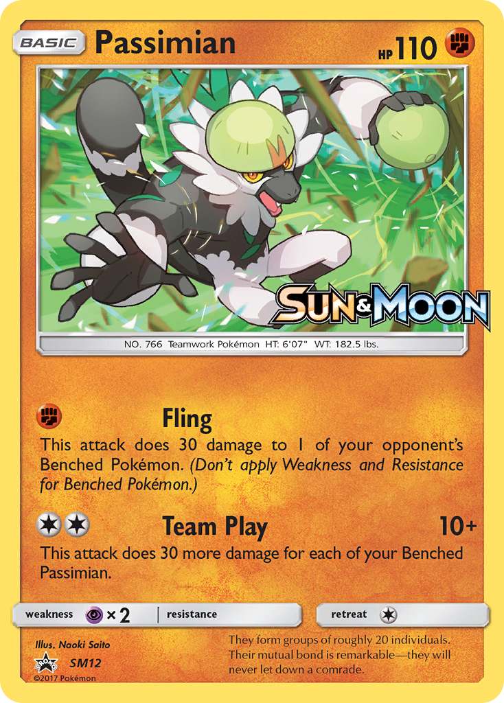 Passimian (SM12) [Sun & Moon: Black Star Promos] | Dumpster Cat Games