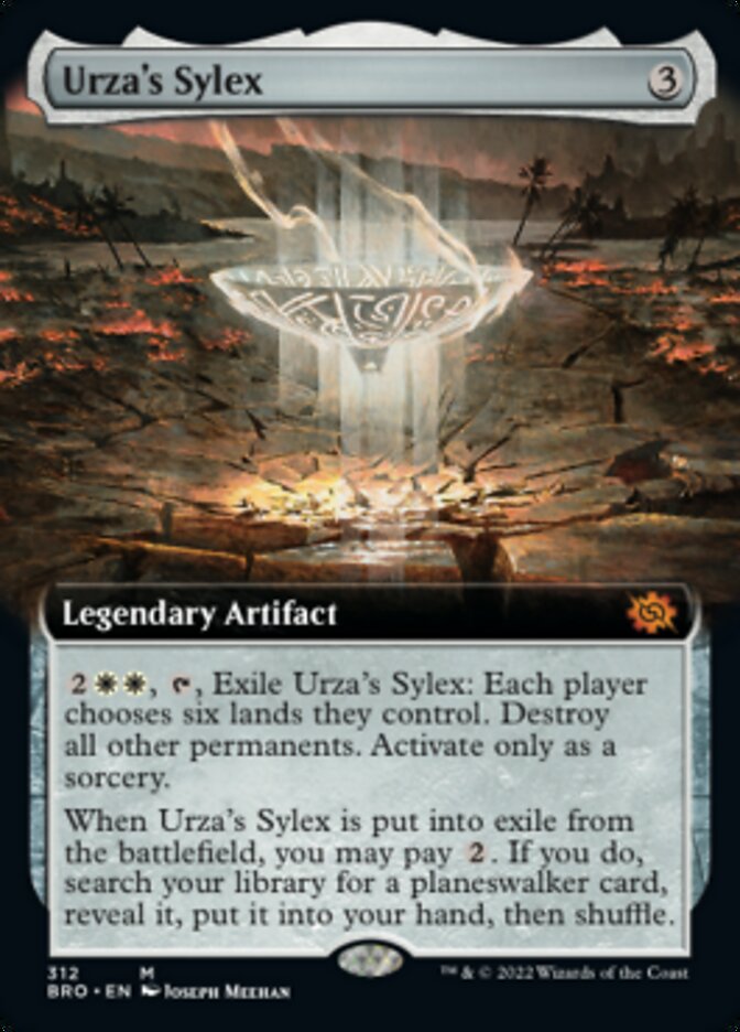 Urza's Sylex (Extended Art) [The Brothers' War] | Dumpster Cat Games