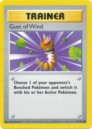 Gust of Wind (93/102) [Base Set Shadowless Unlimited] | Dumpster Cat Games