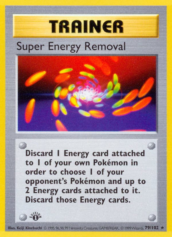 Super Energy Removal (79/102) (Shadowless) [Base Set 1st Edition] | Dumpster Cat Games