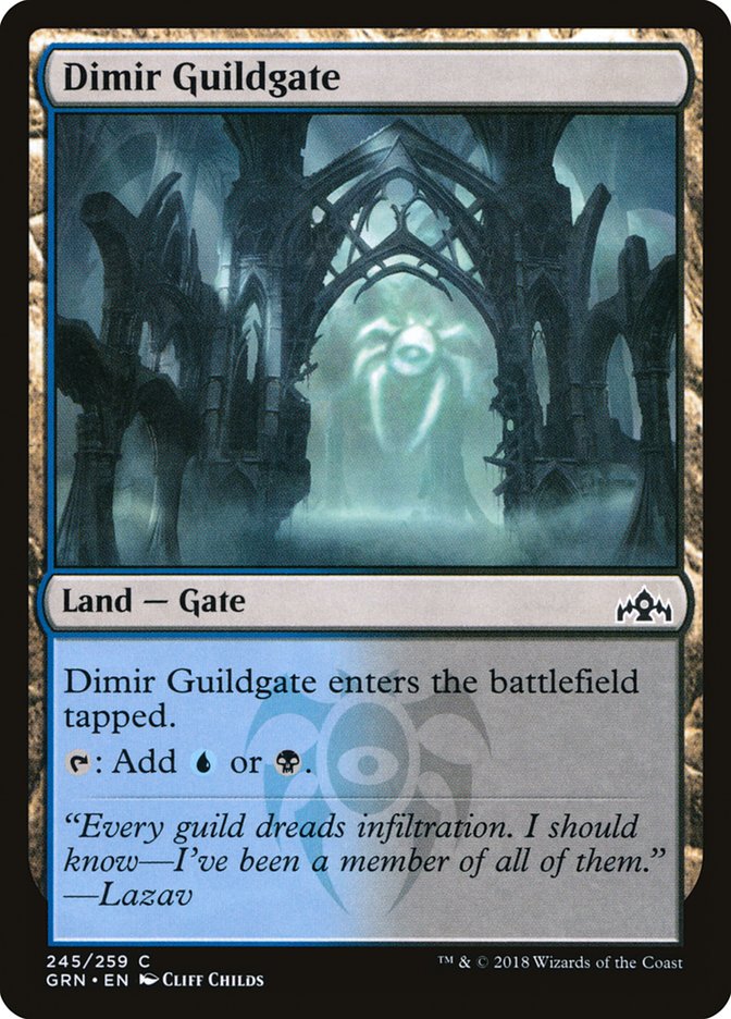 Dimir Guildgate (245/259) [Guilds of Ravnica] | Dumpster Cat Games